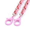 Personalized Acrylic & CCB Plastic Cable Chain Necklaces NJEW-JN02824-3
