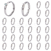 30Pcs 304 Stainless Steel Cuff Ring Components STAS-HY0001-92-1