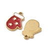 304 Stainless Steel Enamel Pendants STAS-L300-012G-20-2
