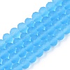 Transparent Glass Beads Strands EGLA-A044-T6mm-MD08-1