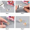 Flatback Glass Cabochons for DIY Projects GGLA-PH0005-12mm-06A-6