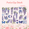 3 Sheets 3 Styles PVC Waterproof Decorative Stickers DIY-WH0404-066-2