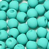 Rubberized Acrylic Beads OACR-G012-05C-3