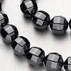 Non-magnetic Synthetic Hematite Bead Strands G-F300-30-09-1