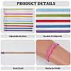 20Pcs 10 Colors PU Leather Watch Bands AJEW-CY0002-89-6