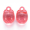 Autumn Theme Transparent Acrylic Pendants TACR-T024-04B-2
