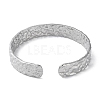 Non-Tarnish 304 Stainless Steel Open Cuff Bangle for Women BJEW-Q770-01P-3