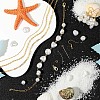 DIY Imitation Pearl Earring Bracelet Making Kit DIY-SC0022-07-4