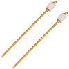 2Pcs Brass Hair Sticks OHAR-PH00008-1