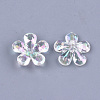 Transparent Acrylic Bead Caps TACR-T007-05A-2