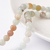 Natural Flower Amazonite Round Bead Strands X-G-D608-4mm-4