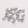 Brass Crimp Beads Covers EC266-1