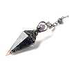 Resin Bullet Dowsing Pendulum Big Pendants G-H058-01AS-09-2