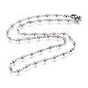 304 Stainless Steel Chain Necklaces STAS-P164-12P-1