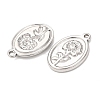304 Stainless Steel Pendants STAS-I358-12P-09-2