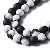 Spray Painted Non-magnetic Synthetic Hematite Beads Strands G-N337-01F-3
