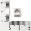 Tarnish Resistant 201 Stainless Steel European Beads LS-STAS-M058-01B-P-3