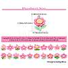 100Pcs 20 Styles Opaque Resin Pendants RESI-CJ0004-44-8