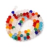 Imitate Austrian Crystal Frosted Glass Beads Strands GLAA-F029-TM4mm-B29-2