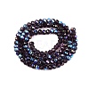 Electroplate Glass Beads Strands EGLA-A044-T3mm-L15-3