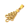 304 Stainless Steel Pendants STAS-P209-45-6
