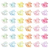 20Pcs 2 Styles Luminous UV Plating Opaque Acrylic Beads MACR-YW0004-73-2