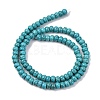 Synthetic Turquoise Beads Strands TURQ-G109-6x4mm-10-3