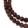 Natural Mashan Jade Round Beads Strands G-D263-8mm-XS14-3