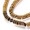 Electroplated Synthetic Non-magnetic Hematite Beads Strands G-T139-63C-3