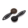 Alloy & Iron Bookmark Cabochon Settings PALLOY-N184-08AB-2