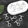 SHEGRACE Brass Toggle Clasps XGR0121P-156P-4