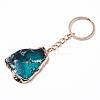 Natural Regalite/Imperial Jasper/Sea Sediment Jasper Keychain G-N0326-002B-2