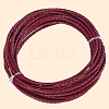 5 Yards Braided Leather Cord WL-CL0001-02C-6