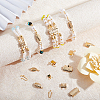 30 Sets 6 Styles 304 Stainless Steel Box Clasps STAS-DC0009-61-5