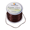 0.8mm Elastic Stretch Polyester Threads Brown Jewelry Bracelet Beading Wire Cords EW-PH0001-0.8mm-01B-5