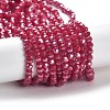 Electroplate Opaque Glass Beads Strands EGLA-A035-P4mm-A16-1
