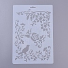 Plastic Reusable Drawing Painting Stencils Templates DIY-E015-18B-2