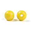 Opaque Solid Color Glass Beads X1-GLAA-N007-6mm-A06-2