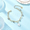 Natural Labradorite Beads Multi-layered Bracelets BJEW-JB12217-03-1