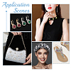 200Pcs 2 Colors Iron Rhinestones Cabochons FIND-AR0006-24-5
