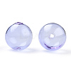 Transparent Blow High Borosilicate Glass Globe Beads X-GLAA-T003-09B-1