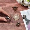 4Pcs 4 Style Brass EDC European Beads FIND-NB0005-02-3