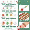 16 Strands 16 Style Christmas Theme Transparent Electroplate Glass Beads Strands EGLA-TA0001-25-4