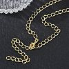 4MM Brass Twisted Dapped Chain Necklaces for Women KK-CBA4FD4-13G-2