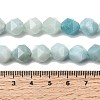 Natural Flower Amazonite Beads Strands G-Z119-A09-03-6