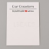 Rectangle Paper Sublimation Car Coaster Display Cards CDIS-WH0024-18A-01-1