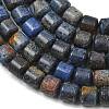Natural Dumortierite Beads Strands GG-CBAC4F6-A01-02C-02-3