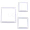 3 Stes 3 Styles Plastic Cross Stitch Embroidery Hoops DIY-CP0012-44C-6