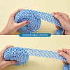 2 Rolls 2 Sizes Polyester Elastic Ribbon EW-TA0001-02J-4
