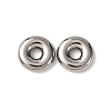 304 Stainless Steel European Beads STAS-D383-01A-P-1